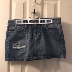 Distressed Denim Skirt - Joe’s Jeans